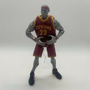 Jazware NBA Heroes Series Lebron James Cleveland Silver Action Figure Complete